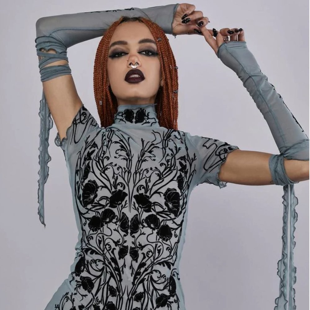 Charmed Vines Mini Dress